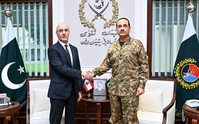 لبنانی وزیر داخلہ کی فیلڈ مارشل عاصم منیر سے ملاقات،باہمی دلچسپی کے امور پر تبادلہ خیال