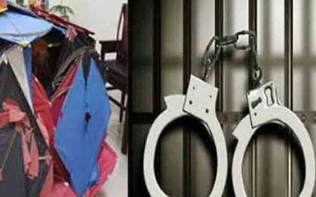 شفیق آباد پولیس کی کارروائی، پتنگوں کی سپلائی کرنے والے 2 ملزمان گرفتار
