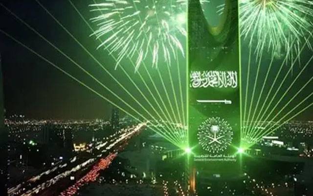 سعودی عرب کے قومی دن ’یوم الوطنی‘ پر جشن کا سماں