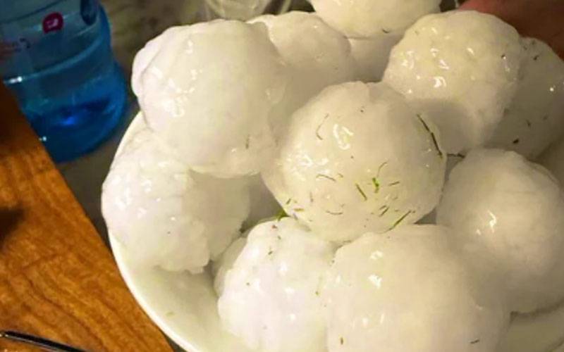 خیبرپختونخوا میں انڈے جتنے اولے، تباہی مچا دی