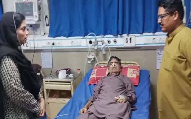 سٹیج پروڈیوسر ارشد چوہدری ،اداکارہ ہماعلی کی جانب سے کامیڈین عابد چارلی کی عیادت