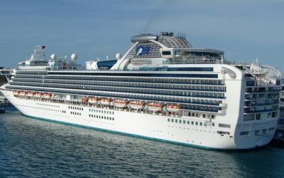 Cruise ships are large passenger ships used mainly for vacationing.
