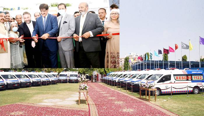 وزیراعلیٰ سندھ مراد علی شاہ نے ریسکیو1122 کا افتتاح کردیا
