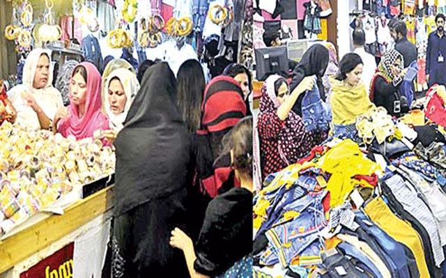 انارکلی بازار: دکانیں بند، سٹالز سج گئے