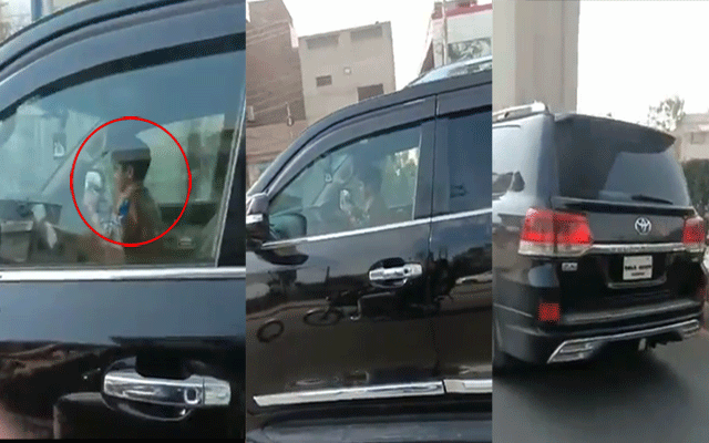 کمسن بچےکالینڈ کروزر چلانے کے معاملے کا ڈراپ سین