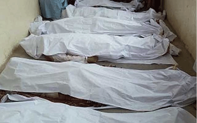  شہر کے مختلف علاقوں میں 9 افراد قتل