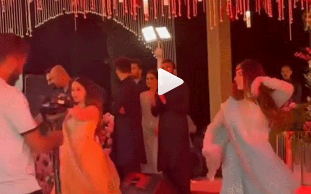 حمزہ علی عباسی کی اہلیہ کا شادی میں ڈانس ، ویڈیو وائرل 