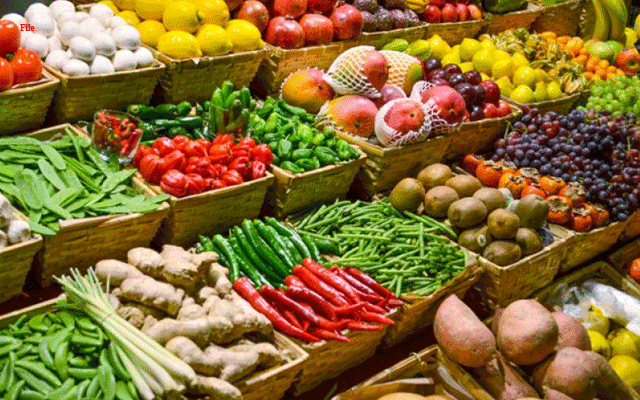vegetables and fruit rates