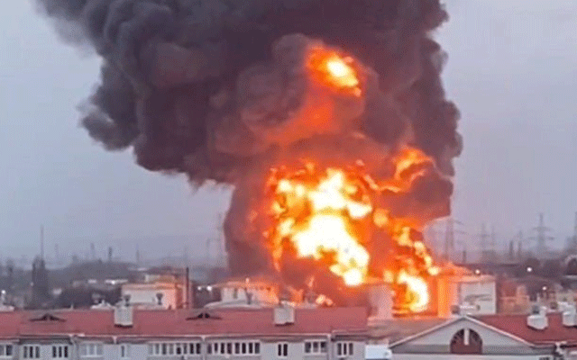  Blast hits Russian border city