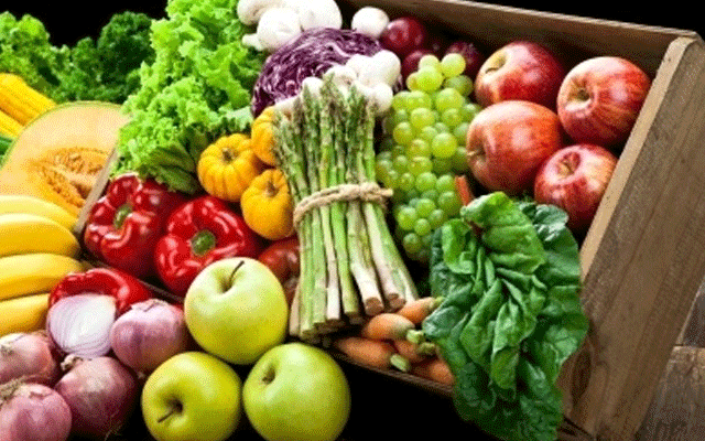 vegetables and fruit rates