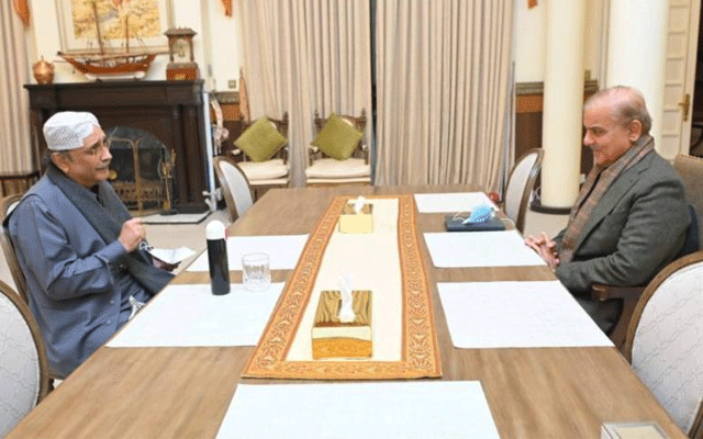Asif Ali Zardari Meet with Shahbaz Sharif