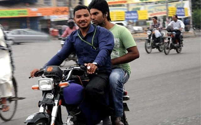 Due to the Threat of terrorism on New Year Police ban on double riding