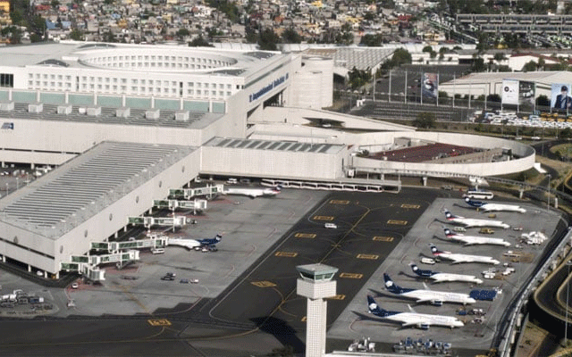 Four human skulls found at Mexico airport