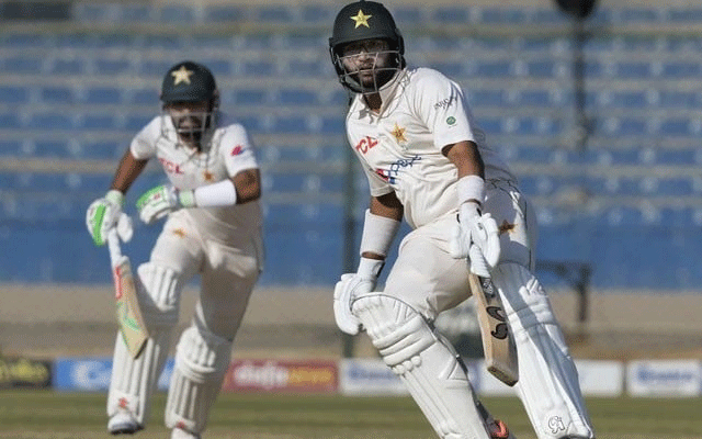 Second day of test match between Pakistan and New Zealand 