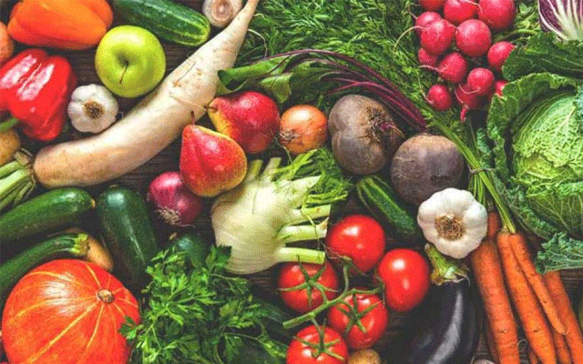 vegetables and fruit rates