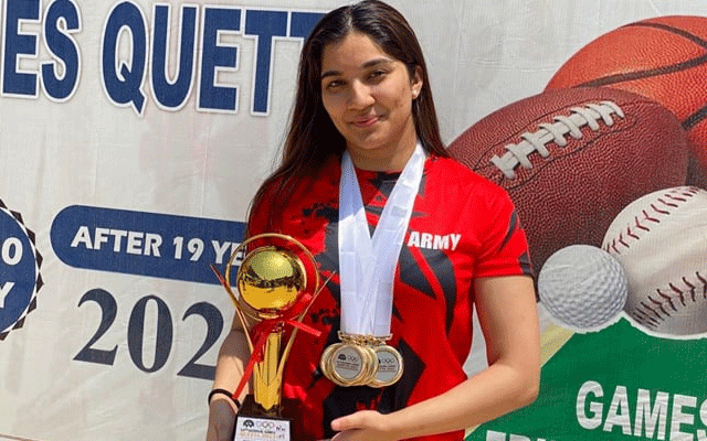 National Games Swimming Womens; Event won by Army, City42 
