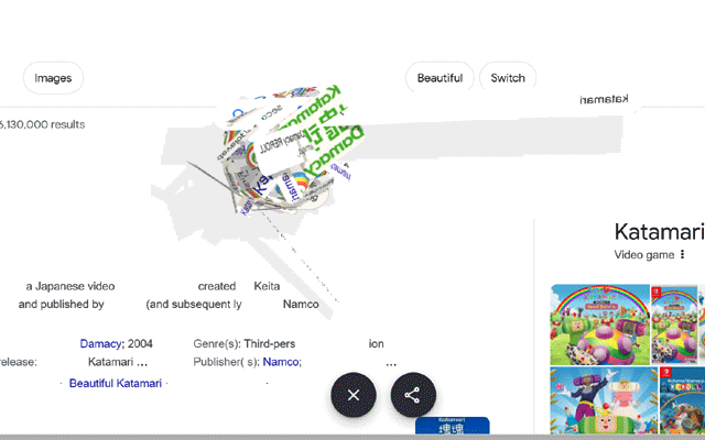 Google gives hidden feature to recall Katamari game, City42