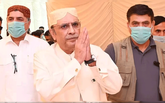 Asif Zardari offers Eid Prayer in Nawabshah