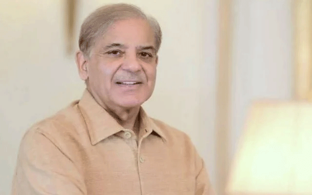 Prime Minister Shahbaz Sharif talks in the Agriculture Loans Scheme ceremony in Lahore, City42