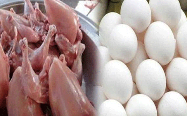 برائلر مرغی کے گوشت کی قیمتوں میں اتار چڑھاؤ  کا سلسلہ جاری، شہر لاہور میں برائلر مرغی کی قیمت گزشتہ روز کی قیمت پر ہی برقرار ہے۔