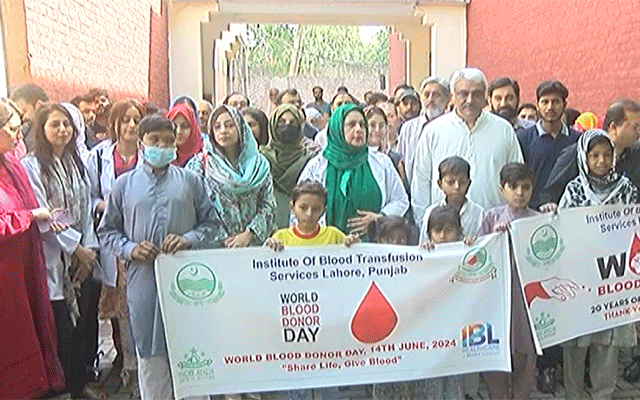 Blood Donars Day, Blood Transfusion, Thalassemia, Hemimelia, City42, Mantle Hospital Lahore, Awareness walk, 