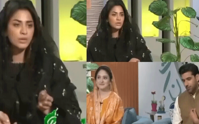 اداکارہ حرا سومرو  نے  تاخیر سے آنے پر میزبان کی کلاس لے لی، ویڈیو وائرل