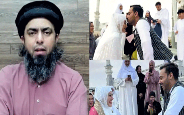 کبریٰ خان اور گوہر رشیدکے حرم میں بوسے پر انجینئز مرزا برہم، ویڈیو وائرل