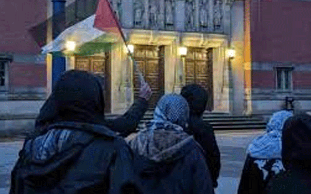 امریکا کے بعد برطانیہ میں بھی فلسطینیوں کی حمایت پر  طلبہ کیخلاف کارروائی شروع 