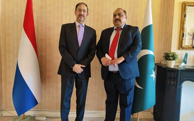 نیدرلینڈز میں پاکستان کے نئے سفیر سید حیدر شاہ نے عہدہ سنبھال لیا