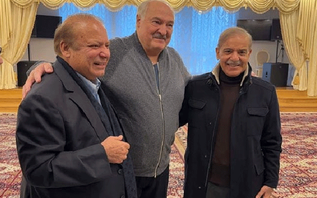 بیلاروس کے صدر کا وزیراعظم، نوازشریف اور دیگر لیگی قیادت کے اعزاز میں عشائیہ