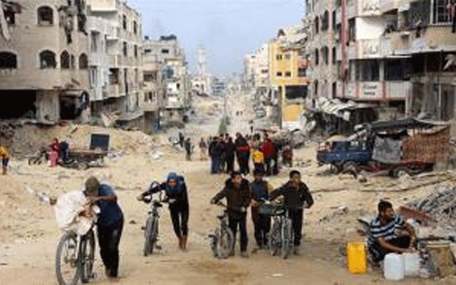 غزہ کے فلسطینیوں کو شام کے شمال میں بسانے کی تیاریاں