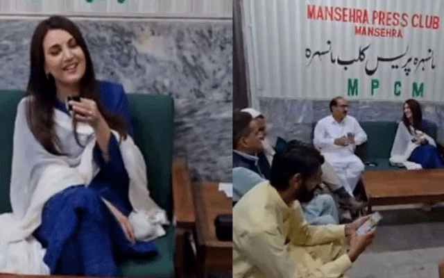 ریحام خان نے اپنی مادری زبان میں سُر بکھیر دیے، ویڈیو وائرل