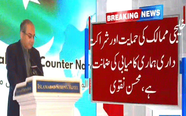 حکومت انسدادِ منشیات کے ہر شعبے میں تعاون کو مزید وسعت دینے کیلئے تیار ہے، محسن نقوی