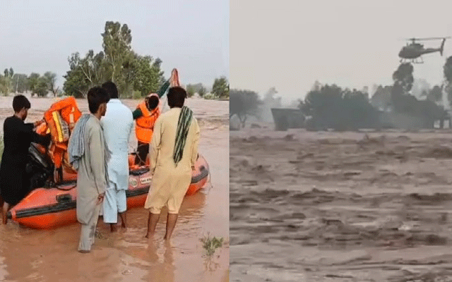  راولپنڈی اور چکوال میں بارش سے سیلاب، پنڈی میں فوج طلب کر لی گئی
