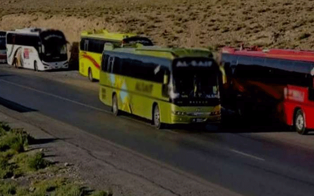 بلوچستان:  پبلک ٹرانسپورٹ کی نقل و حرکت پر پابندی عائد