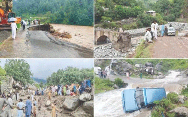  آزاد کشمیر، گلگت بلتستان اور خیبر پختونخوا میں سیلاب کی تباہ کاریاں، ہلاکتیں 400 سے تجاوز کر گئیں