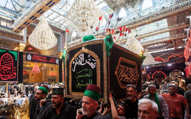 لاہور: مرکزی جلوس شہادت امام حسن  برآمد , عزاداروں کی بڑی تعداد میں شرکت