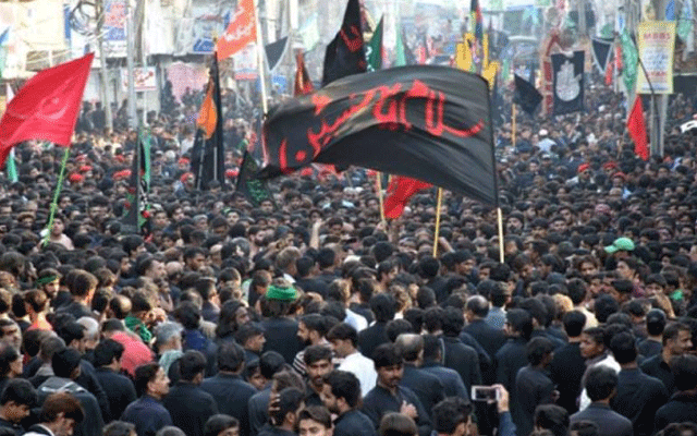 ملک بھر میں چُپ تعزیے کے جلوس، راستے بند، سکیورٹی ہائی الرٹ