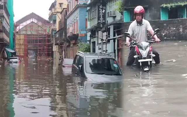 کولکتہ:طوفانی بارشوں سے تباہی، نظام زندگی مفلوج,تعلیمی ادارے بند،متعددہلاکتیں