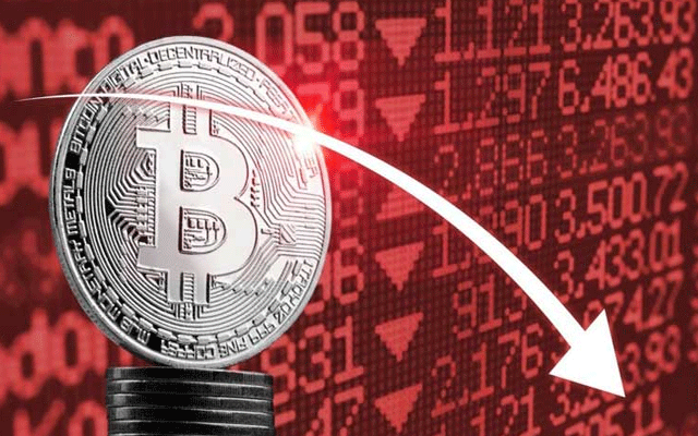  بِٹ کوائن کی قیمت 4 ماہ کی نئی کم ترین سطح پر آگئی