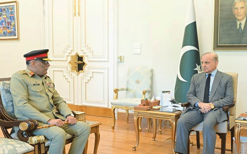 وزیرِ اعظم سے چیئرمین جوائنٹ چیفس کمیٹی کی الوداعی ملاقات  