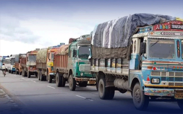  پہیہ جام ہڑتال، ٹرانسپورٹرز نے سامان کی ترسیل روک دی