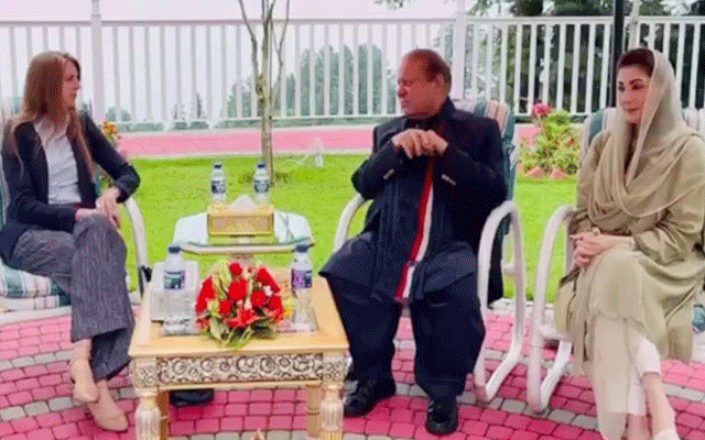 نواز شریف اور مریم نواز سے برطانوی ہائی کمشنر کی ملاقات، اہم امور پر تبادلہ خیال
