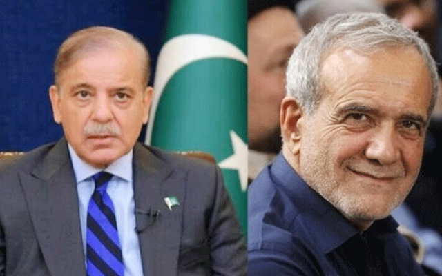 وزیراعظم شہباز شریف کا ایرانی صدر مسعود پزشکیان سے ٹیلیفونک رابطہ