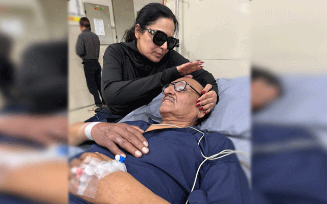 اداکارہ میرا کے والد کو شدید ہارٹ اٹیک، حالت تشویشناک